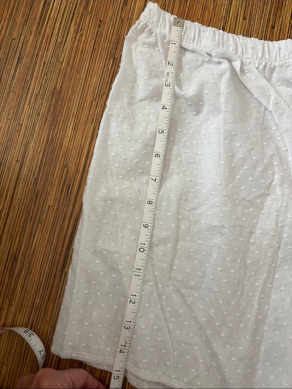 White Swiss Dot Sleeveless Babydoll pajama set - Picture 7 of 10